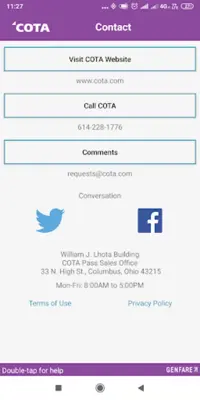 COTA Connector android App screenshot 2